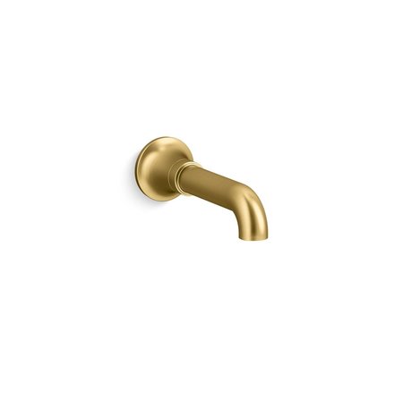 KOHLER Tone Tub Spout Less Diverter Vibrant Brushed Moderne Brass 27423-2MB